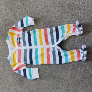 Carter's Baby Boy 6 Months Striped Onesie Play PJ